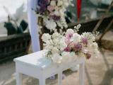 Wedding Decoration for Torsten and Dwi Purple forals style wedding at Swan Keramas Gianyar