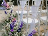 Wedding Decoration for Torsten and Dwi Purple forals style wedding at Swan Keramas Gianyar