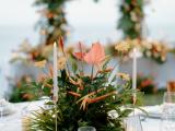 Stunning Krisan Flower for Wedding Sub-Tropical Wedding Flower Décor: Pemutih Villa