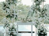 Rustic cold tone at Kamandalu Ubud Bali Florist Decoration