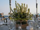 vintage tuberose centerpiece